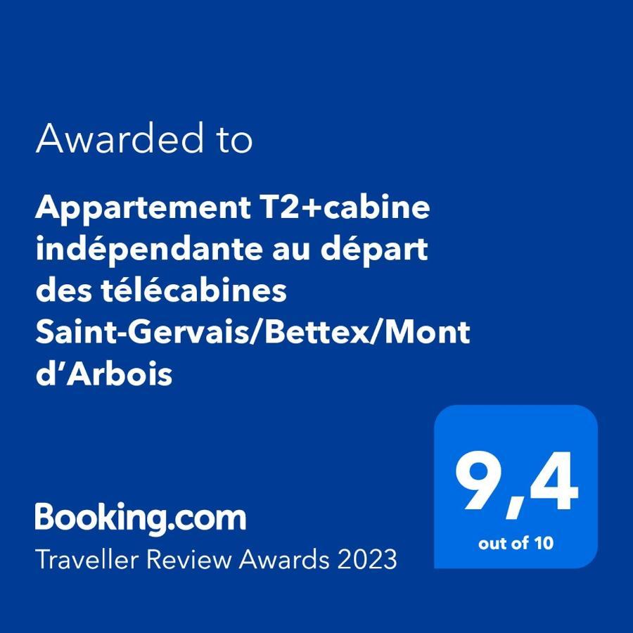 Appartement T2+Cabine Independante Au Depart Des Telecabines Saint-Gervais/Bettex/Mont D'Arbois Eksteriør billede