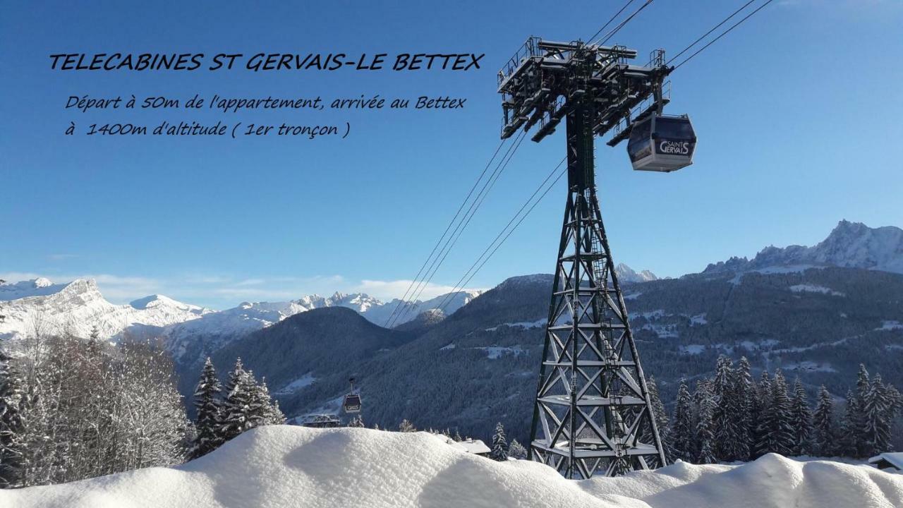 Appartement T2+Cabine Independante Au Depart Des Telecabines Saint-Gervais/Bettex/Mont D'Arbois Eksteriør billede